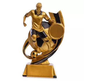 Статуэтка наградная спортивная Футбол Футболист C-1623-A5     Золотой (33508347)