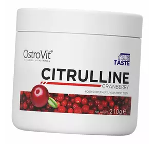 Цитруллин, Citrulline, Ostrovit  210г Клюква (27250008)