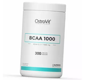 BCAA в капсулах, BCAA 2:1:1 1000, Ostrovit  300капс (28250005)