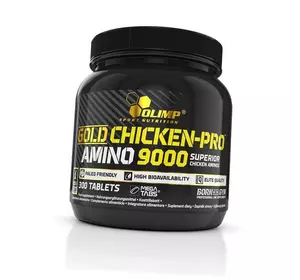 Аминокислотный комплекс, Гидролизат Куриного Белка, Gold Chicken-Pro Amino 9000, Olimp Nutrition  300таб (27283019)
