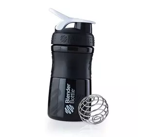 Шейкер SportMixer Blender Bottle  590мл Черно-белый (09234003)