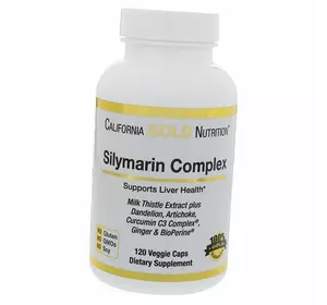 Силимарин, Silymarin Complex, California Gold Nutrition  120вегкапс (71427001)