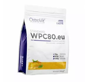 Концентрат Сывороточного Протеина, WPC80.eu standart, Ostrovit  900г Пирог (29250004)