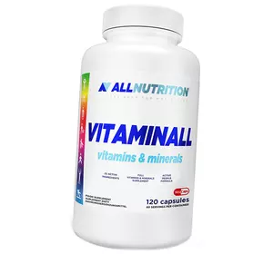 Витаминно-минеральный комплекс, Vitamin ALL Vitamins & Minerals, All Nutrition  120капс (36003002)