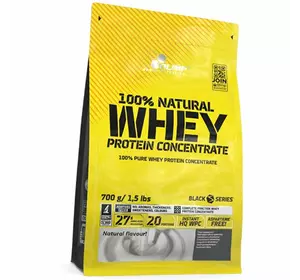 Натуральный концентрат сывороточного протеина без вкуса, 100% Natural Whey Concentrate, Olimp Nutrition  700г Без вкуса (29283009)