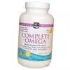 Комплекс жирных кислот, Complete Omega, Nordic Naturals  180гелкапс Лимон (67352008)