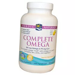 Комплекс жирных кислот, Complete Omega, Nordic Naturals  180гелкапс Лимон (67352008)