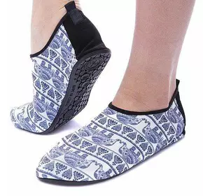 Обувь Skin Shoes для спорта и йоги Слон PL-1819   L Серо-белый (60508062)