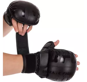 Перчатки гибридные для единоборств ММА BO-0554 UFC  M Черный (37512096)