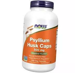 Псиллиум шелуха семян подорожника, Psyllium Husk 500, Now Foods  500вегкапс (69128022)