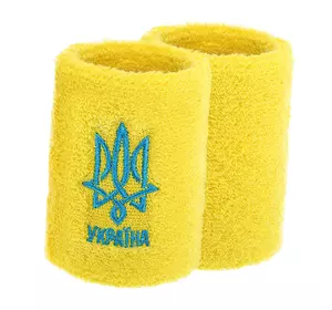 Напульсник спортивный махровый Україна BC-9273 FDSO   Желтый (35508022)