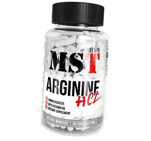 Аргинин Гидрохлорид с Витамином В6, Arginine HCL, MST  90капс (27288005)