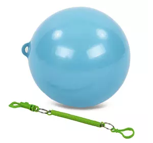 Мяч на веревке резиновый FB-6958 FDSO   Голубой (59508289)