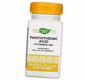 Пантотеновая кислота, Pantothenic Acid, Nature's Way  100капс (36344003)