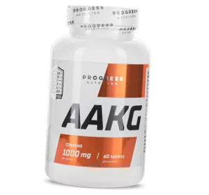 ААКГ, Аргинин Альфа-Кетоглютарат, AAKG, Progress Nutrition  60таб (27461001)