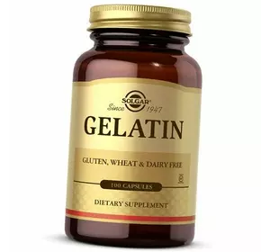 Желатин, Gelatin, Solgar  100капс (68313002)