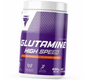 Л Глютамин в порошке, L-Glutamine High Speed, Trec Nutrition  400г Вишня-черная смородина (32101003)