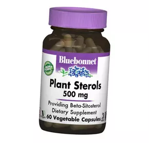 Фитостеролы, Plant Sterols, Bluebonnet Nutrition  60вегкапс (72393008)