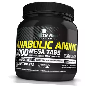 Аминокислоты для роста мышц, Anabolic Amino 9000, Olimp Nutrition  300таб (27283007)