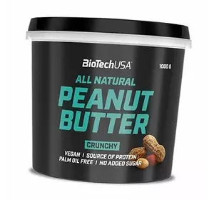 Арахисовая Паста, Peanut Butter, BioTech (USA)  1000г Хрустящий (05084012)
