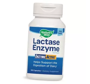 Ферменты Лактазы, Lactase Enzyme, Nature's Way  100капс (69344001)
