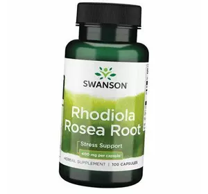 Корень Родиолы Розовой, Rhodiola Rosea Root, Swanson  100капс (71280041)
