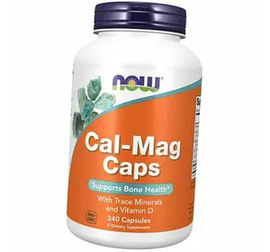 Поддержка здоровья костей, Cal-Mag Caps, Now Foods  240капс (36128220)
