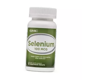 Селен, Selenium 100, GNC  100вегтаб (36120071)
