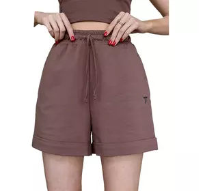 Женские шорты с манжетом H24 TotalFit  S Коричневый (06399877)