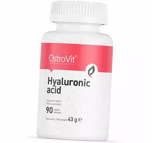 Гиалуроновая кислота, Hyaluronic acid, Ostrovit  90таб (68250003)