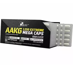 Аргинин Альфа Кетоглутарат, AAKG Extreme Mega, Olimp Nutrition  300капс (27283002)