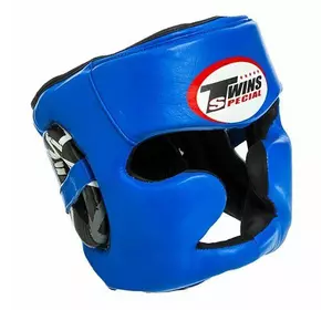 Шлем боксерский с полной защитой TW-015 Twins  XL Синий (37426109)