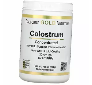 Молозиво Концентрированное, Colostrum Powder Concentrated, California Gold Nutrition  200г (72427003)