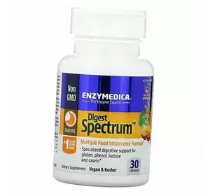 Спектр пищеварения, Digest Spectrum, Enzymedica  30капс (69466020)