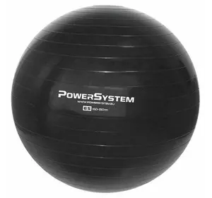 Мяч для фитнеса и гимнастики PS-4012 Power System   65см Черный (56227048)