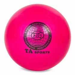 Мяч для художественной гимнастики TA Sports BA-GB75 FDSO   Розовый (60508023)