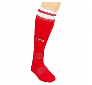 Гетры футбольные мужские FIFA CO-5507 No branding  40-45 Красный (57429104)