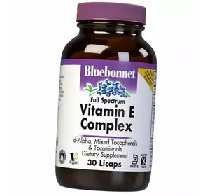 Комплекс Токоферолов и Токотриенолов с Витамином Е, Vitamin E Complex, Bluebonnet Nutrition  30капс (36393115)