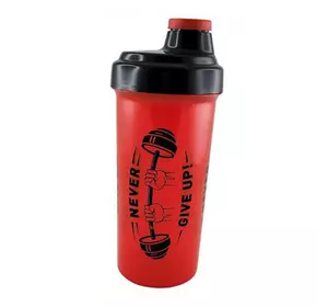 Шейкер для спортивного питания, Shaker Bottle, Optimum nutrition  600мл Красный (09092003)
