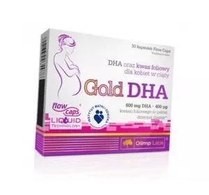 Докозагексаеновая Кислота для беременных, Gold DHA, Olimp Nutrition  30капс (67283001)