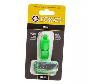 Свисток судейский пластиковый Mini FOX40-MINI     Салатовый (33508372)