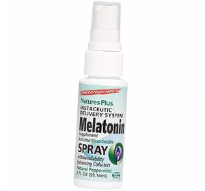 Спрей с Мелатонином, Melatonin Activated Micro-Soluble Spray, Nature's Plus  59мл Мята (72375017)