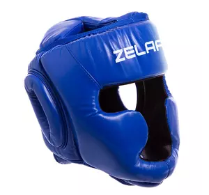 Шлем боксерский с полной защитой BO-6001   L Синий (37429462)