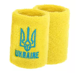 Напульсник спортивный махровый Ukraine BC-9282 FDSO   Желтый (35508020)