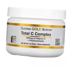 Комплекс с Витамином С и Фитонутриентами, Total C Complex, California Gold Nutrition  250г (36427028)