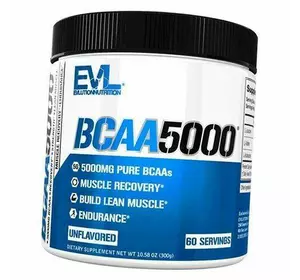 BCAA для мышечной массы, BCAA 5000 Powder, Evlution Nutrition  300г Без вкуса (28385003)