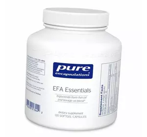 Концентрат Рыбьего жира и Масло огуречника, EFA Essentials, Pure Encapsulations  120капс (67361009)