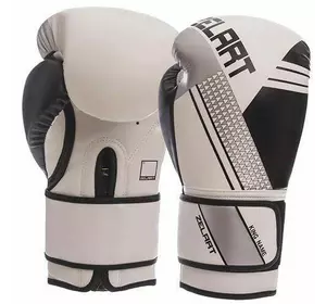 Перчатки боксерские BO-1335 Zelart  14oz Черно-белый (37363052)