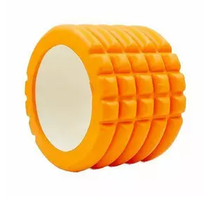 Роллер для йоги и пилатеса Mini FI-5716    10см Оранжевый (33508032)
