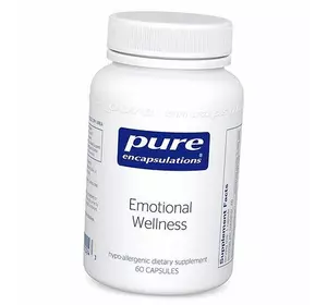Эмоциональное здоровье, Emotional Wellness, Pure Encapsulations  60капс (72361011)